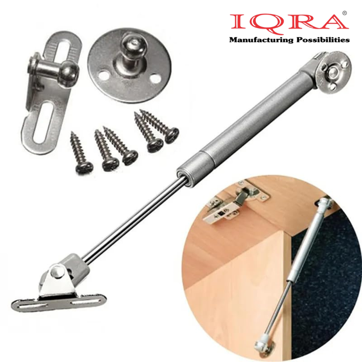 IQRA Hydraulics Gas Spring Stay STRUT Pneumatic Lift Support Cabinet Hinges Support (Pack of 2 PCS)