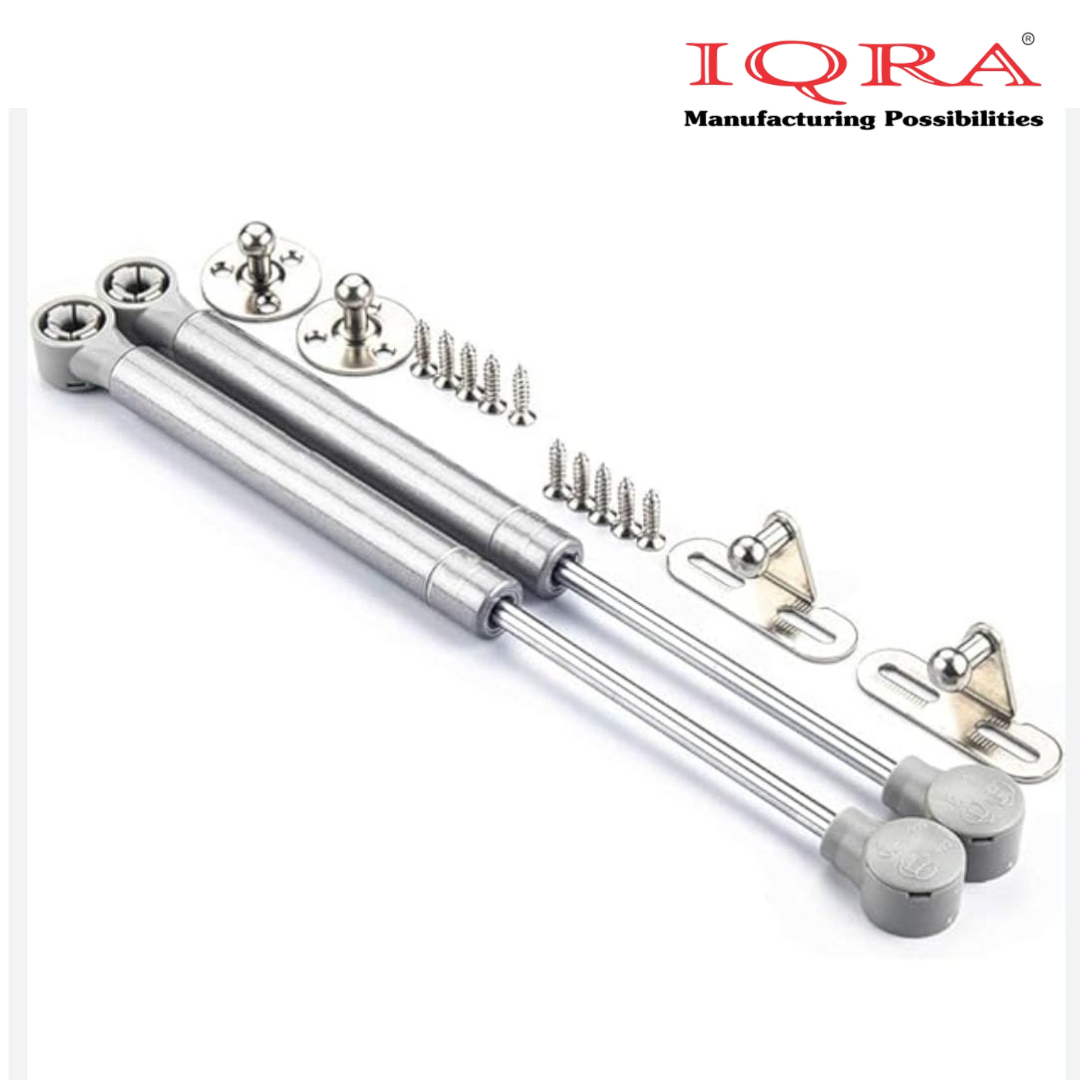 IQRA Hydraulics Gas Spring Stay STRUT Pneumatic Lift Support Cabinet Hinges Support (Pack of 2 PCS)