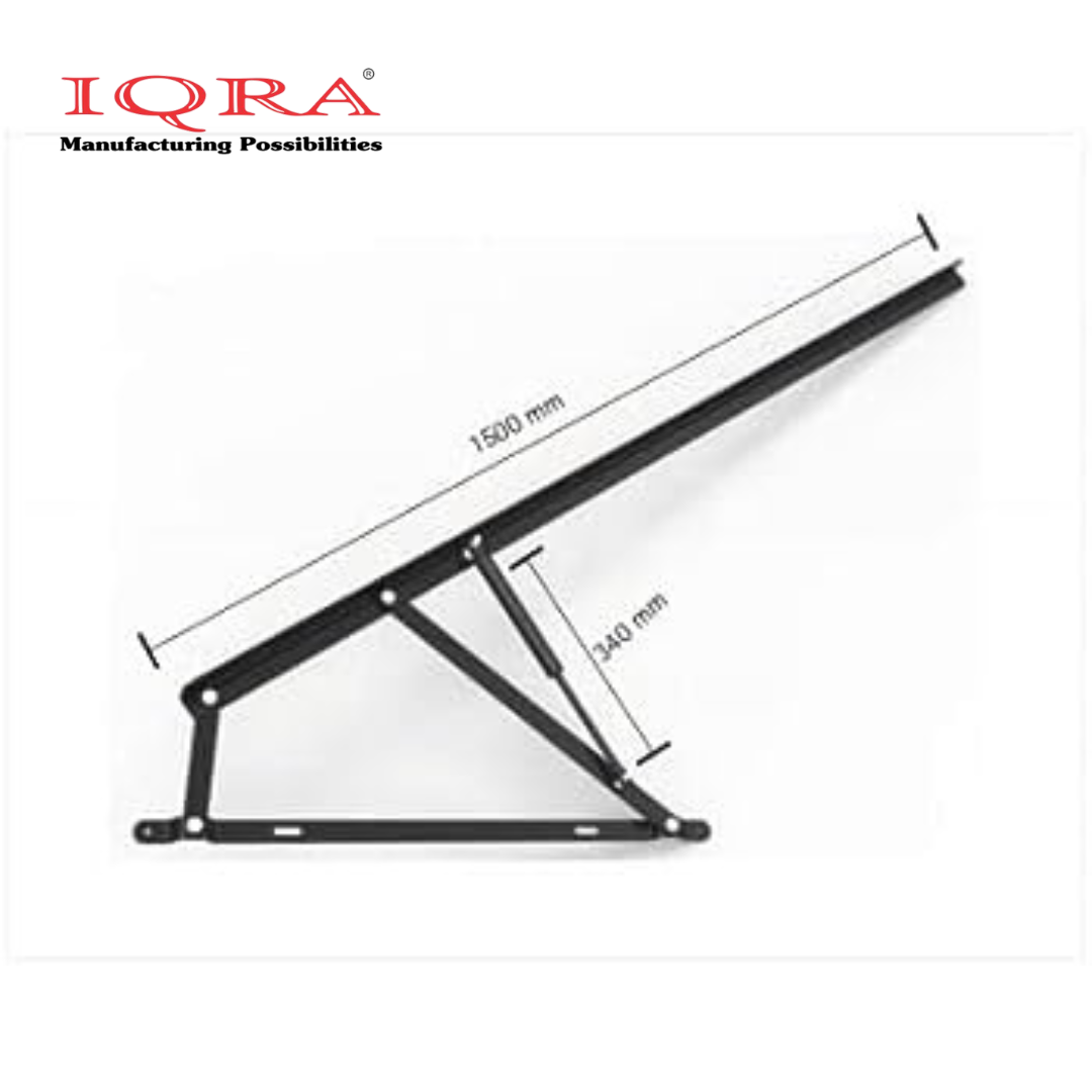 IQRA Gas Pumps with Frame, Double Bed Lifter Fitting Hydraulic (Code:- Gas pump with frame), Size- 60 - 36"", Set of 1 of 2 Frame & 2 pcs Hydraulic Gas Pump.