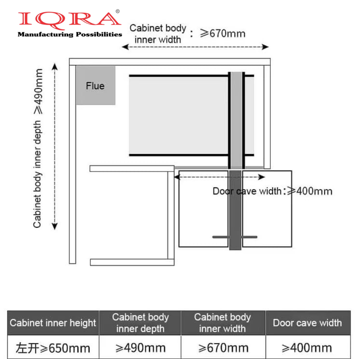 IQRA Universal Magic Corner Soft Close - 900 mm