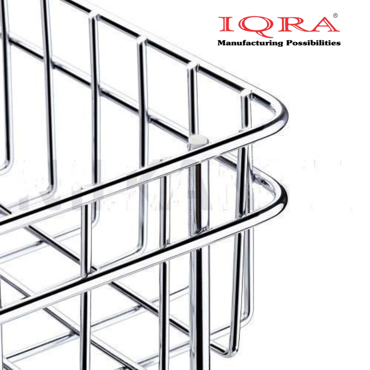 IQRA Multipurpose Stainless Steel Portable Kitchen Trolley Storage Rack with Wheels for Kitchen Storage, Vegetable