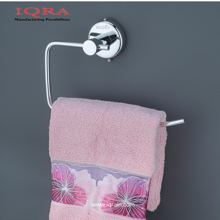 IQRA Stainless Steel Napkin Ring/Towel Ring/Napkin Holder/Bathroom Hanger/Towel Hanger for Kitchen & Wash Basin Area/Bathroom Accessories