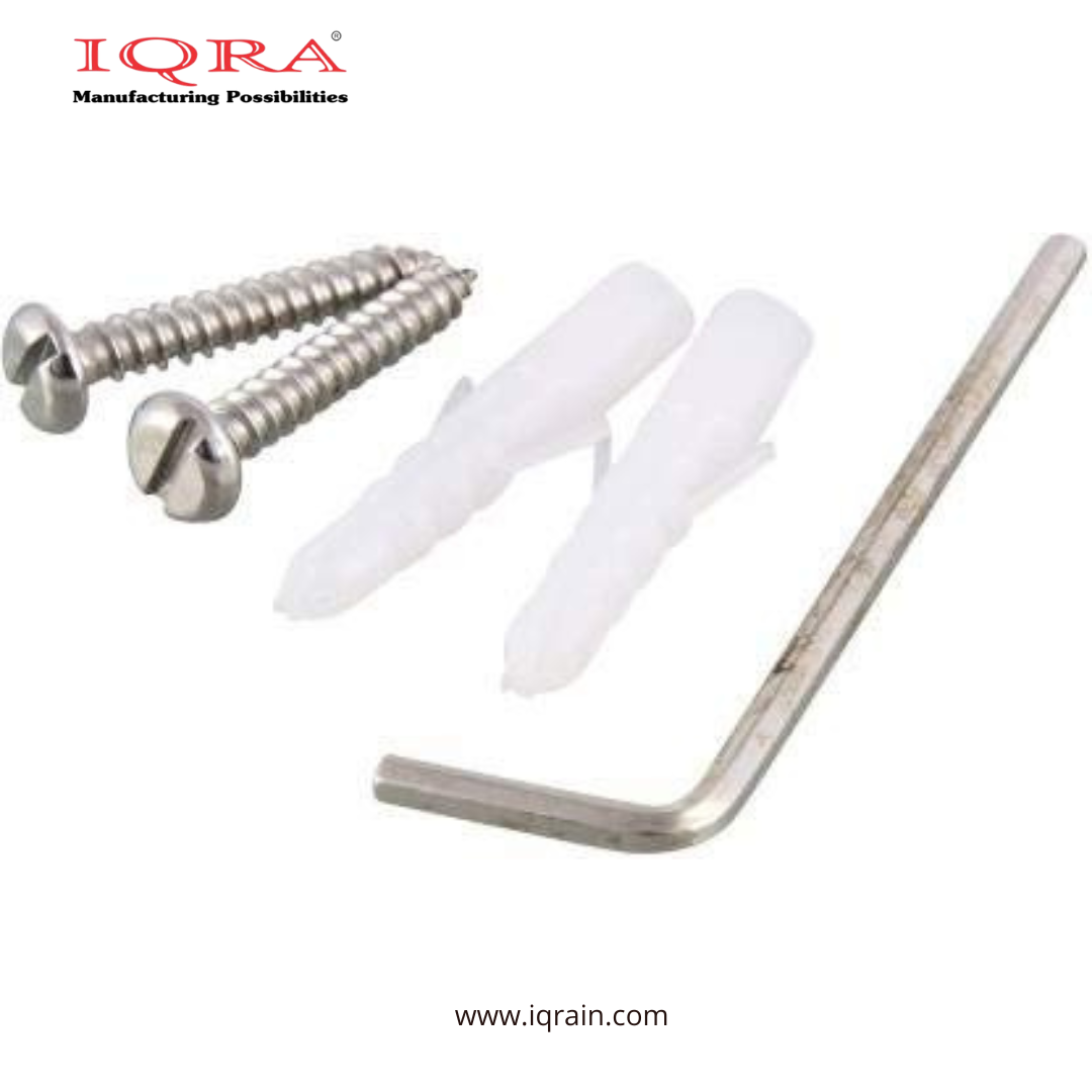 IQRA Stainless Steel Towel Rod Holder/Towel Rod 24 Inch/Towel Rod for Bathroom