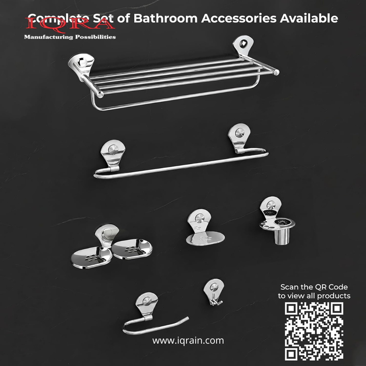 IQRA Soap Dish Holder for Bathroom soap case Stand Bathroom soap Holders Stand Steel wash Basin soap Tray for Bathroom 38(304 Stainless Steel,Chrome Finish)
