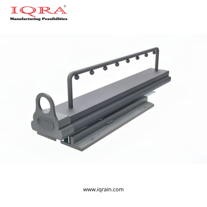 IQRA Grey Soft Close Pull-Out Trouser Rack Wardrobe Built-in Telescopic Slide Rail Top-Mounted Household Hanging Pants Multi-Functional Storage Trousers Rack Accessories (Size : 45.5CM)