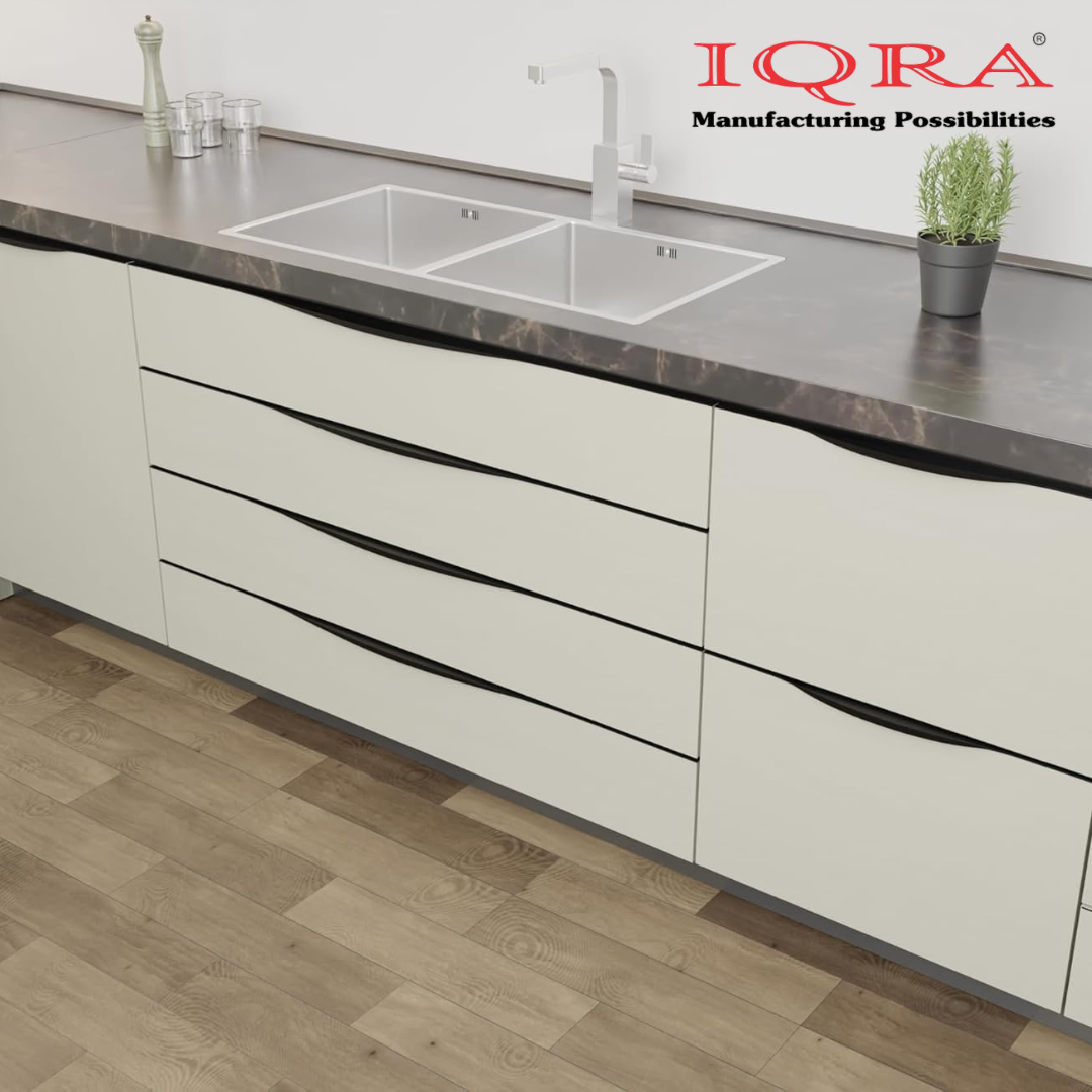 IQRA Profile Handle for Kitchen Cabinet Aluminum Drawer Profile Handle/Wardrobe Pull Handle for Home/Office/Hotel P2