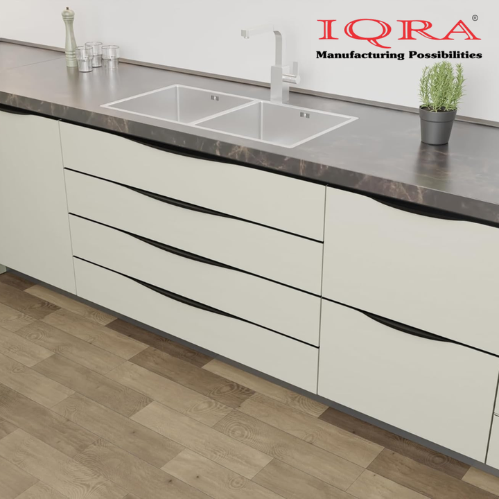 IQRA Profile Handle for Kitchen Cabinet Aluminum Drawer Profile Handle/Wardrobe Pull Handle for Home/Office/Hotel P2