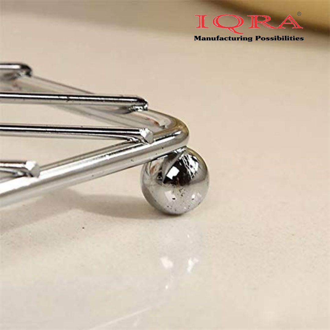 IQRA Stainless Steel Kitchen Hot Mat/Hot Utensil Stand/Hot mats for Dining Table/Hot Pot Stand/hot mat for Kitchen(3 Piece)