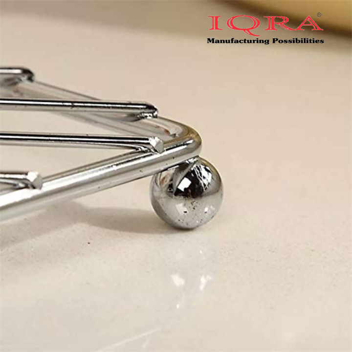 IQRA Stainless Steel Kitchen Hot Mat/Hot Utensil Stand/Hot mats for Dining Table/Hot Pot Stand/hot mat for Kitchen(3 Piece)