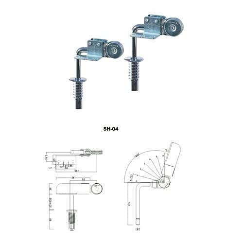 IQRA 2 PCS Sofa Headrest Fittings Hardware Connectors Furniture Headrest Premium Metal Sofa Interlocking Sofa Bracket with Screws, Suitable for Love seat (Silver)