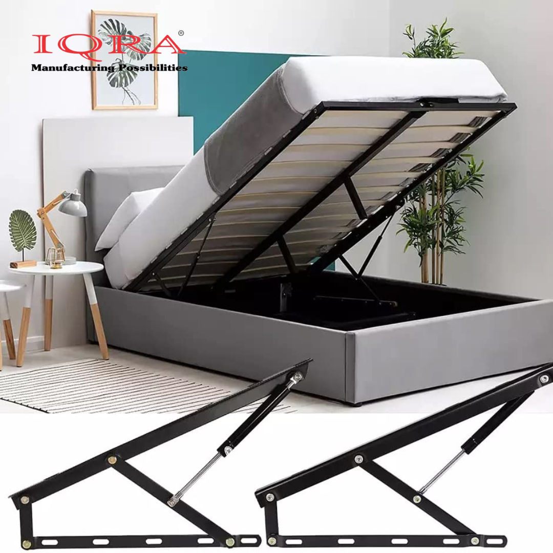 IQRA Gas Pumps with Frame, Double Bed Lifter Fitting Hydraulic (Code:- Gas pump with frame), Size- 60 - 36"", Set of 1 of 2 Frame & 2 pcs Hydraulic Gas Pump.