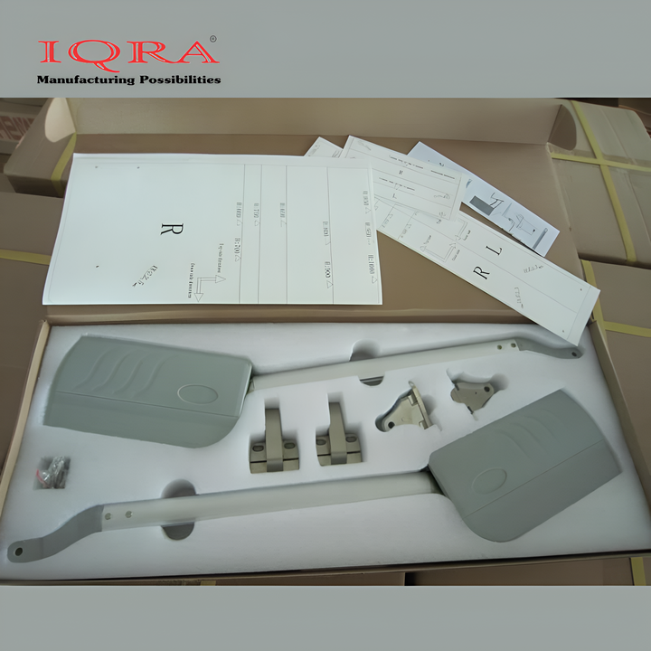 IQRA Hydraulic Bi-Fold Pneumatic Single Door Cabinet Hinge Support Lift Up, Verticle Two Door Pneumatic Mechanism Hinges..Kitchen Cabinet Single Door Bi-Fold Lifting System