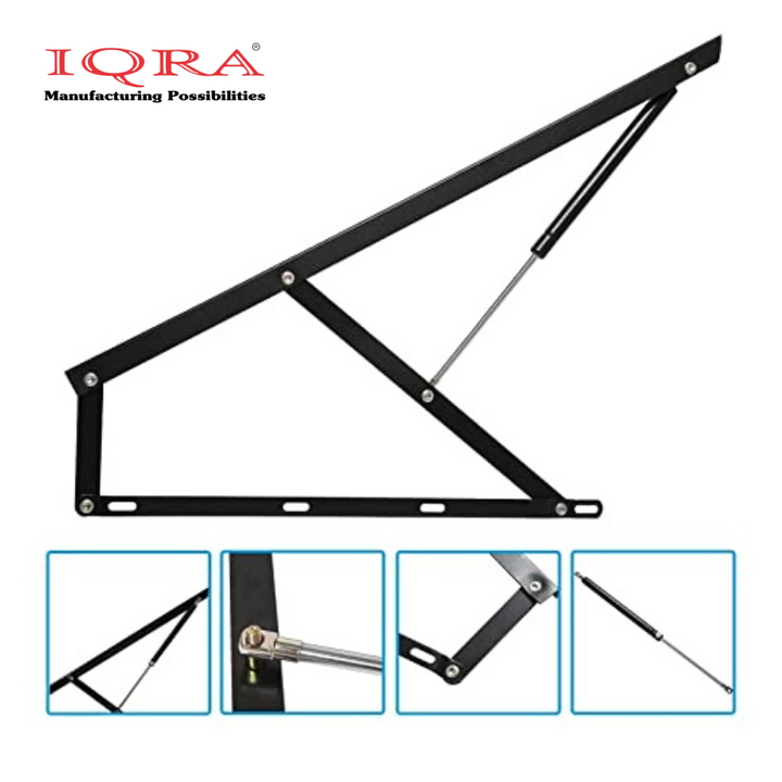 IQRA Gas Pumps with Frame, Double Bed Lifter Fitting Hydraulic (Code:- Gas pump with frame), Size- 60 - 36"", Set of 1 of 2 Frame & 2 pcs Hydraulic Gas Pump.
