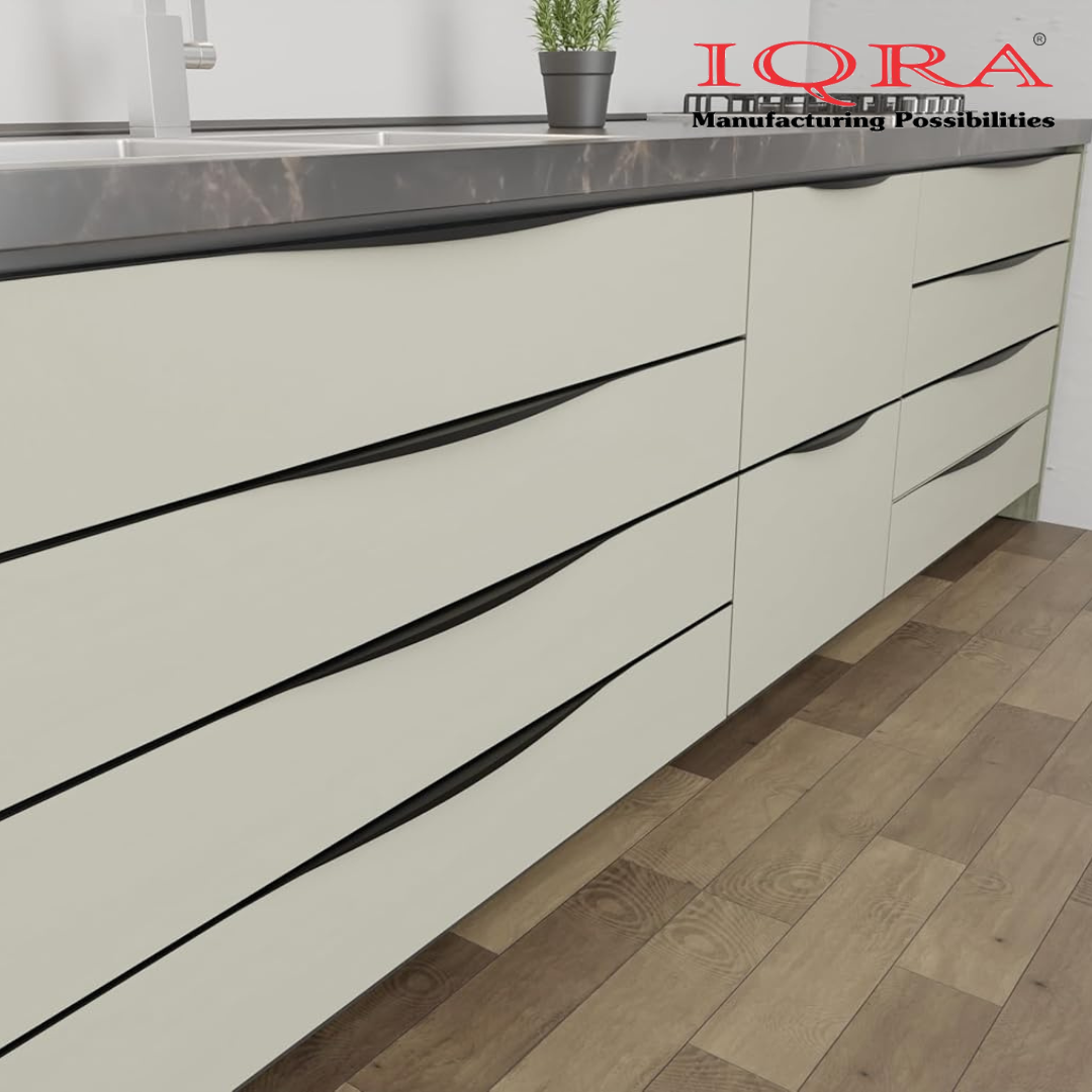IQRA Profile Handle for Kitchen Cabinet Aluminum Drawer Profile Handle/Wardrobe Pull Handle for Home/Office/Hotel P2