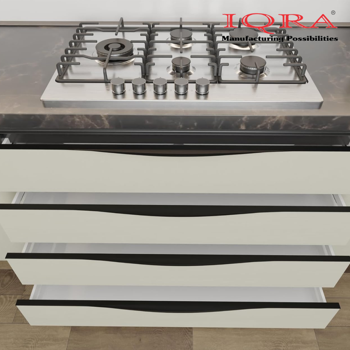 IQRA Profile Handle for Kitchen Cabinet Aluminum Drawer Profile Handle/Wardrobe Pull Handle for Home/Office/Hotel P2