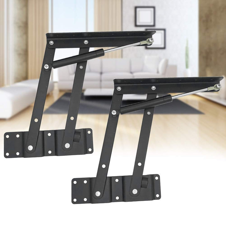 IQRA 1 Pair Folding Lift up Top Table Mechanism Hardware Fitting Hinge, Teapoy Coffee Table Lifting Frame