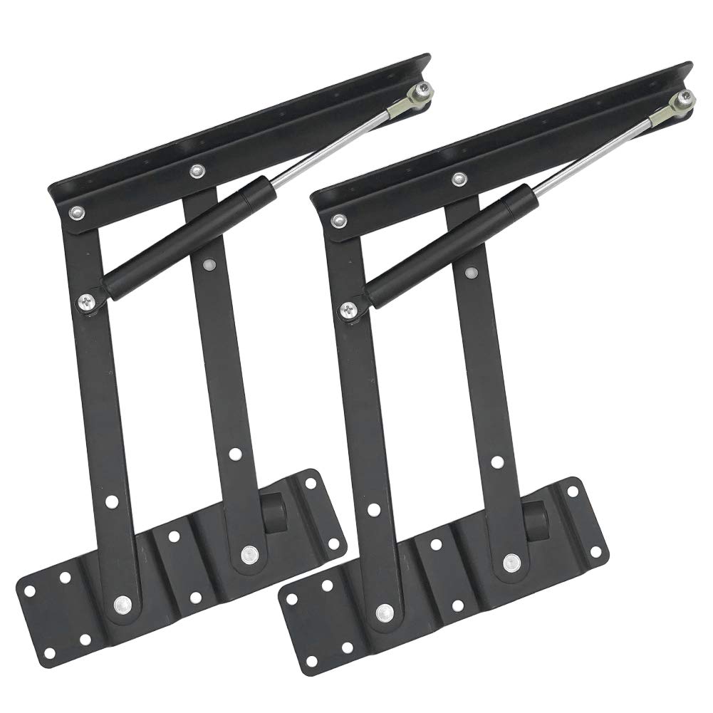 IQRA 1 Pair Folding Lift up Top Table Mechanism Hardware Fitting Hinge, Teapoy Coffee Table Lifting Frame