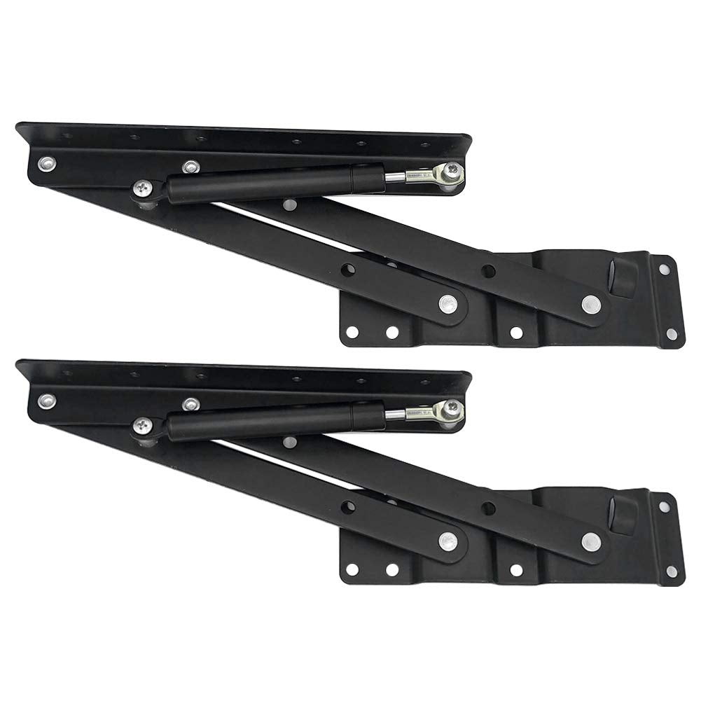 IQRA 1 Pair Folding Lift up Top Table Mechanism Hardware Fitting Hinge, Teapoy Coffee Table Lifting Frame