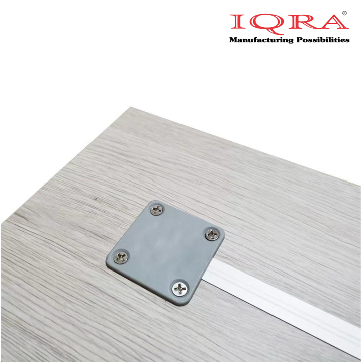 IQRA Heavy Duty Wardrobe Door Straightener | 6mm Rod with Dual-Side Cast Brackets | Complete Kit with Screws & PVC Cap | Concealed Fixing | 72" Length – Ideal for Big Cabinet & Wardrobe Doors