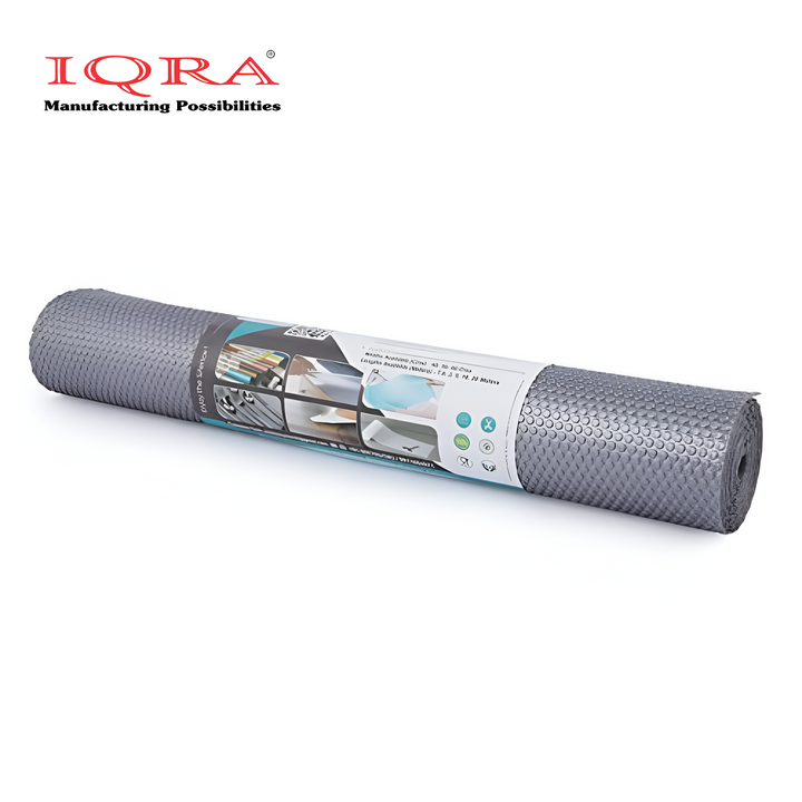 IQRA 1 mm Thick, Anti-Slip EVA Mat for Kitchen Drawer, Cupboard, Wardrobe, Refrigerator Shelf Liner, Round Bump Dots. Ultra Premium Range 670 GSM
