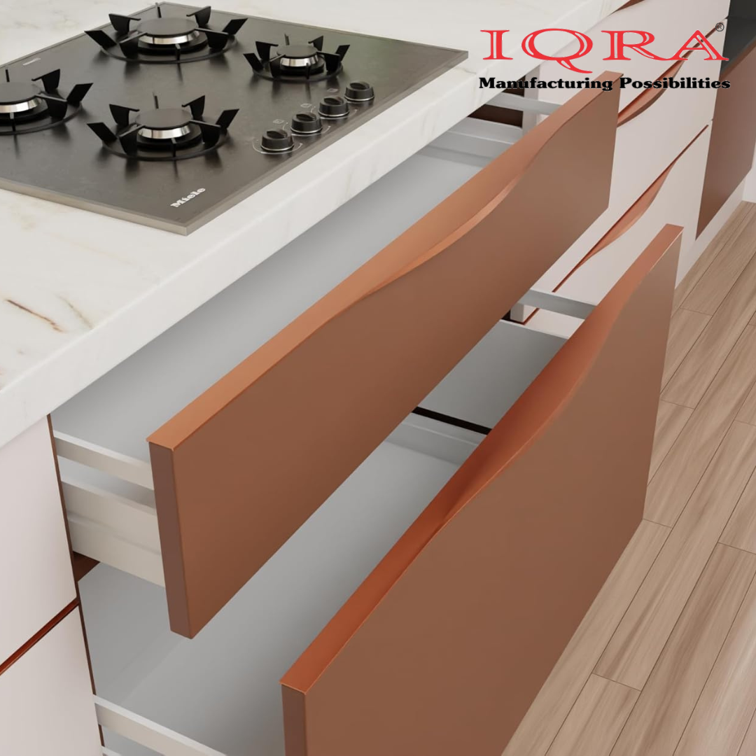 IQRA Profile Handle for Kitchen Cabinet Aluminum Drawer Profile Handle/Wardrobe Pull Handle for Home/Office/Hotel P2