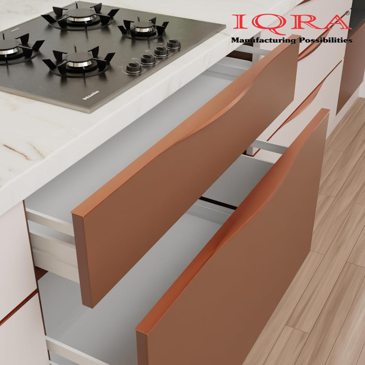 IQRA Profile Handle for Kitchen Cabinet Aluminum Drawer Profile Handle/Wardrobe Pull Handle for Home/Office/Hotel P2