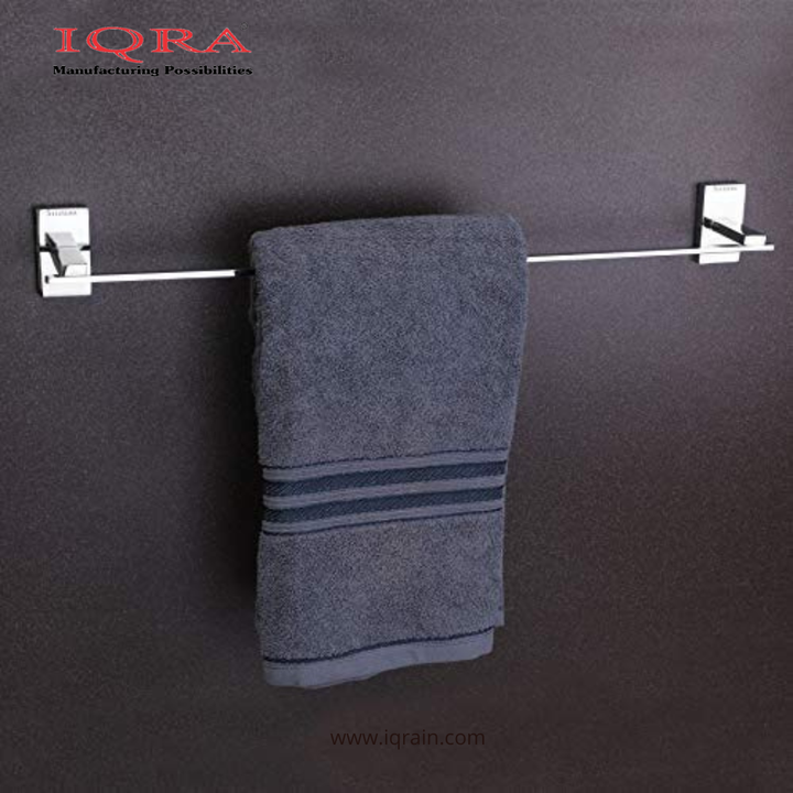 IQRA Stainless Steel Towel Rod Holder/Towel Rod 24 Inch/Towel Rod for Bathroom