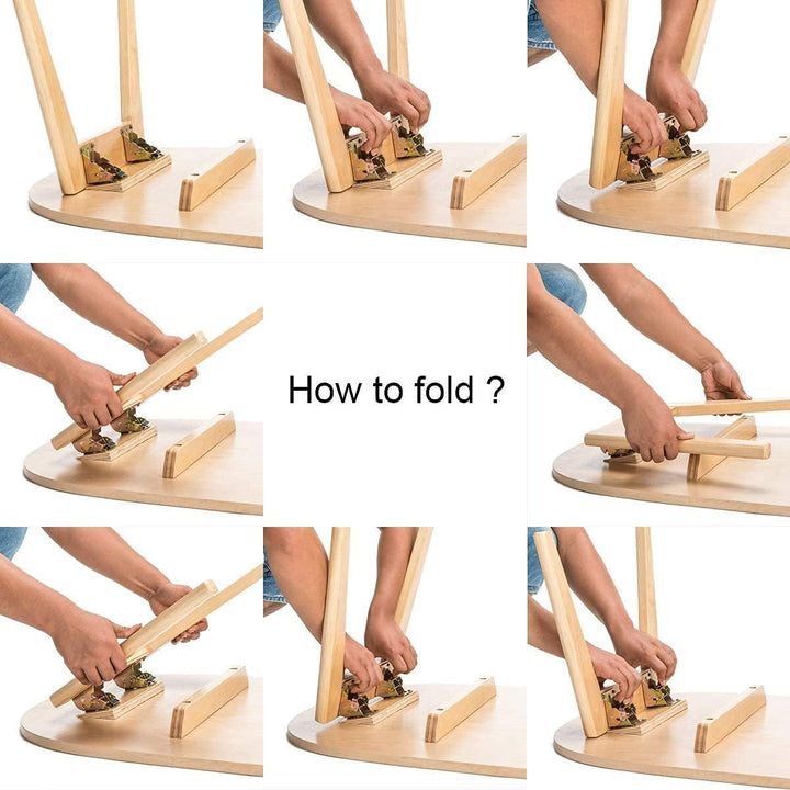 IQRA Foldable Self Lock Hinges Heavy Duty Folding Brackets with Screws Lock Extension Support for Table Leg,Bed Leg,Workbench,Laundry Garage Boats Furniture