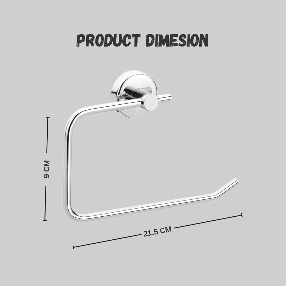 IQRA Stainless Steel Napkin Ring/Towel Ring/Napkin Holder/Bathroom Hanger/Towel Hanger for Kitchen & Wash Basin Area/Bathroom Accessories