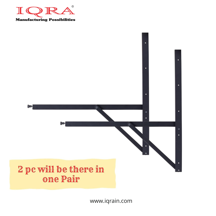 IQRA Mild Steel Aurora Folding Dining Table Bracket Fitting
