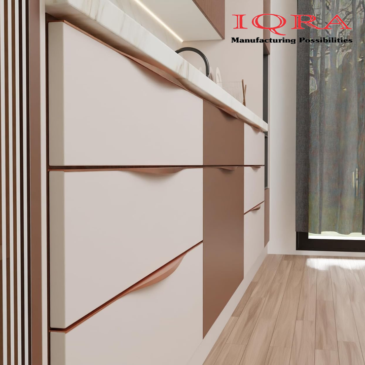 IQRA Profile Handle for Kitchen Cabinet Aluminum Drawer Profile Handle/Wardrobe Pull Handle for Home/Office/Hotel P2