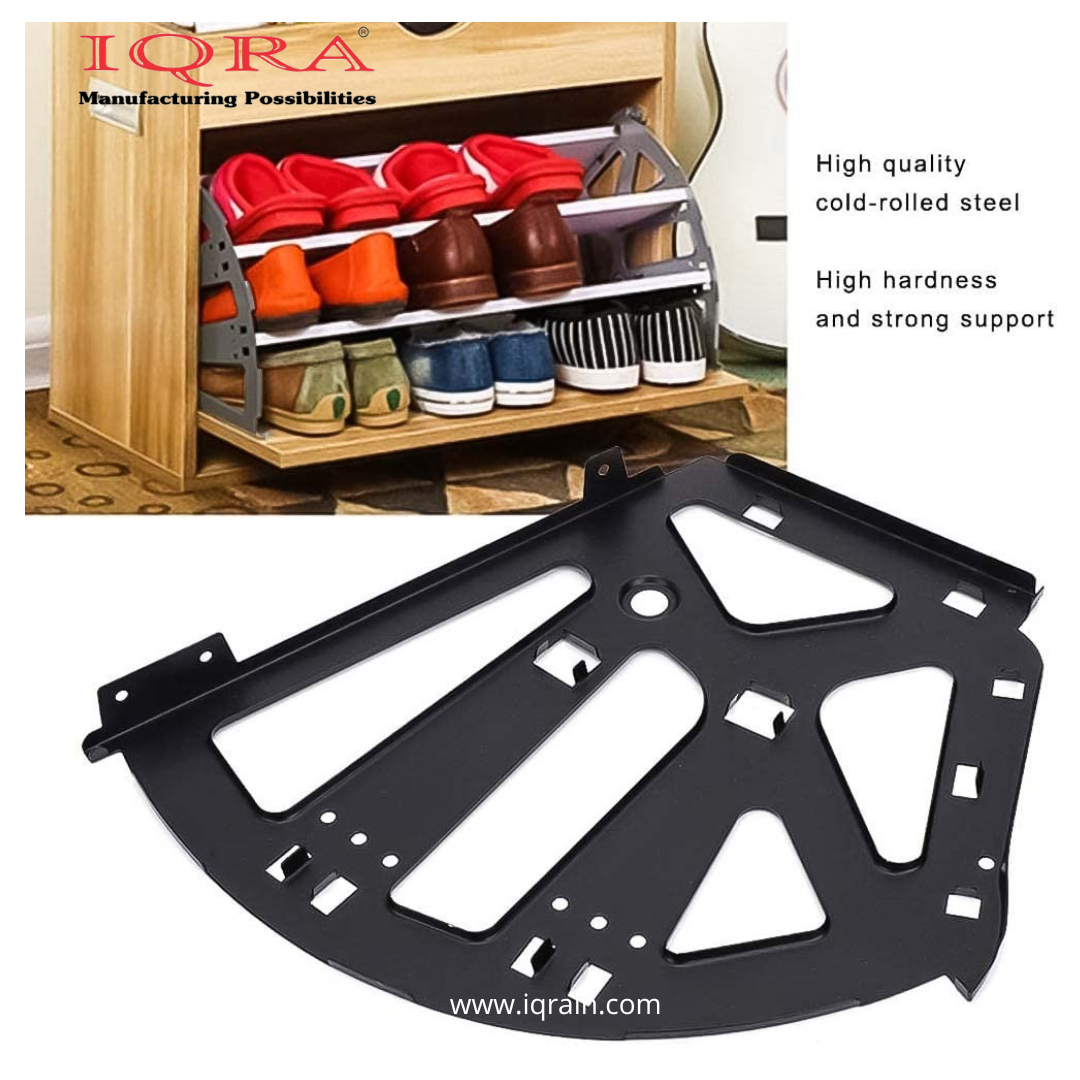 IQRA 3 Layers Shoes Rack Cabinet Fitting, Shoe Rack Drawer Hinge, Easy Install, for 3 Layer Pull Down Shoes Organizer and Footwear Cabinet (Black )