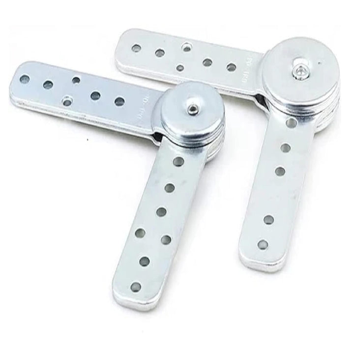 IQRA Sofa Arm Automatic Adjuster, Sofa Bed Headrest Adjustable Angle Adjuster, 2 pcs Furniture Hinge Ratchet Folding Connecting Hinges for Sofa Armrest Headrest Angle Adjuster