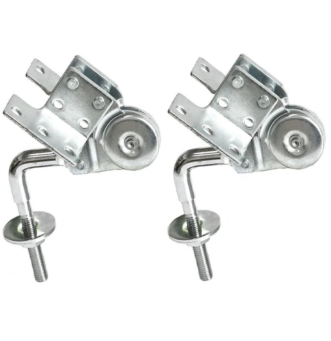 IQRA 2 PCS Sofa Headrest Fittings Hardware Connectors Furniture Headrest Premium Metal Sofa Interlocking Sofa Bracket with Screws, Suitable for Love seat (Silver)