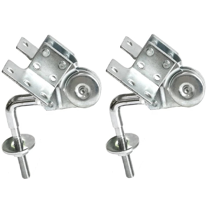 IQRA 2 PCS Sofa Headrest Fittings Hardware Connectors Furniture Headrest Premium Metal Sofa Interlocking Sofa Bracket with Screws, Suitable for Love seat (Silver)