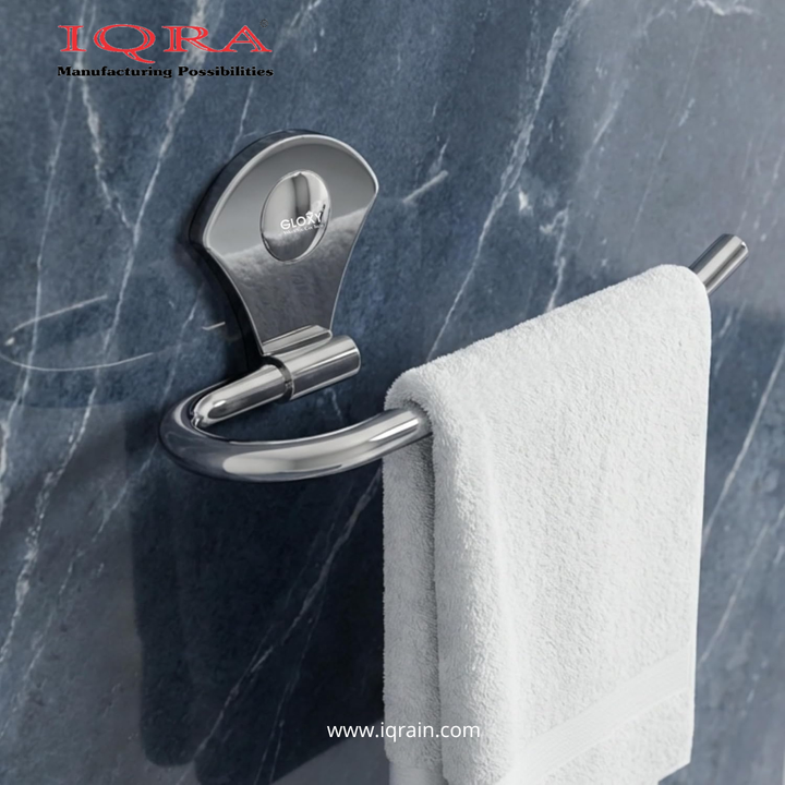 IQRA Stainless Steel Napkin Ring/Towel Ring/Napkin Holder/Bathroom Hanger/Towel Hanger for Kitchen & Wash Basin Area/Bathroom Accessories