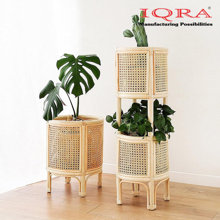 IQRA Webbing Plastic Cane Webbing for Caning Projects Natural Pre - Woven Open Mesh Cane - PE Rattan Cane Webbing Rattan Roll Cabinet Chair
