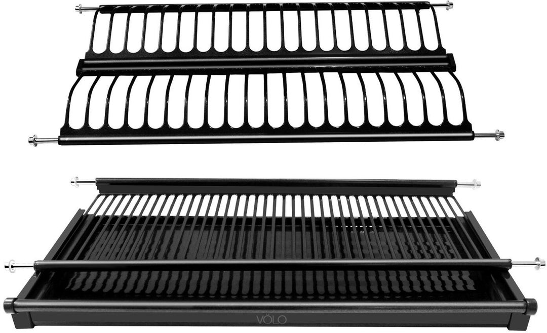 IQRA Dish Drainer Kitchen Rack Steel DISH RACK BLACK (GT-PT) Dark Series