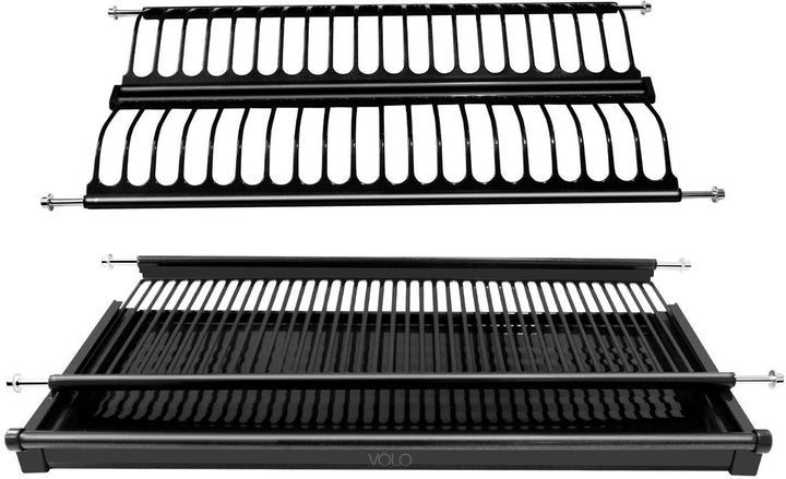 IQRA Dish Drainer Kitchen Rack Steel DISH RACK BLACK (GT-PT) Dark Series