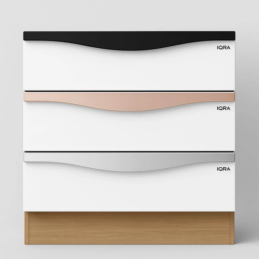 IQRA Profile Handle for Kitchen Cabinet Aluminum Drawer Profile Handle/Wardrobe Pull Handle for Home/Office/Hotel P2