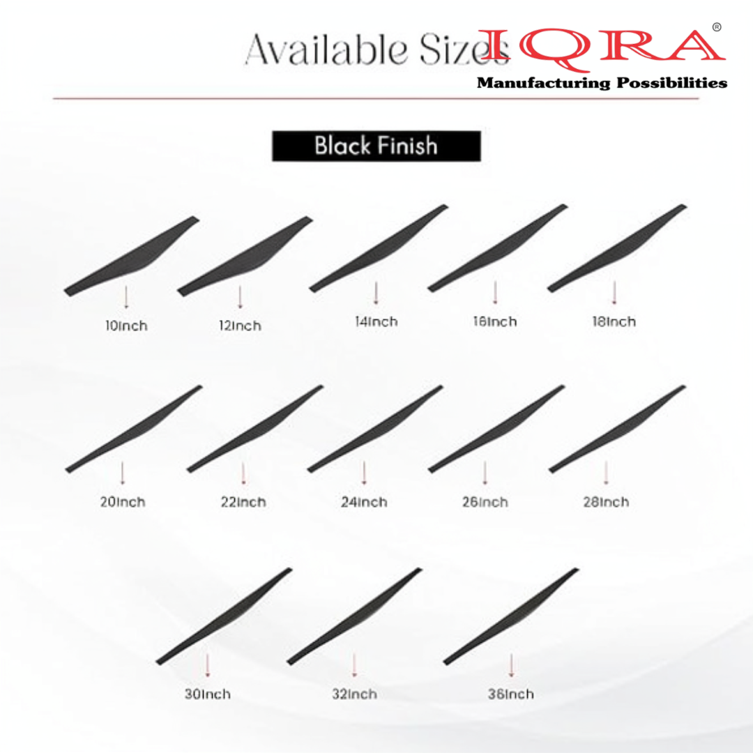IQRA Profile Handle for Kitchen Cabinet Aluminum Drawer Profile Handle/Wardrobe Pull Handle for Home/Office/Hotel P2