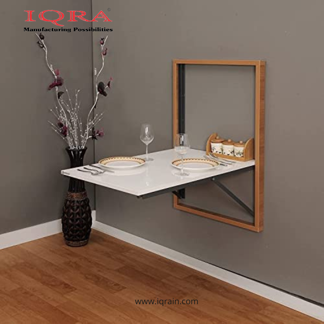 IQRA Mild Steel Aurora Folding Dining Table Bracket Fitting
